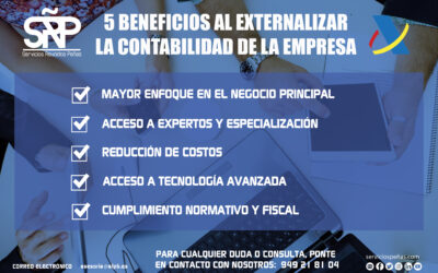 5 beneficios que lograrás si externalizas la contabilidad de tu empresa