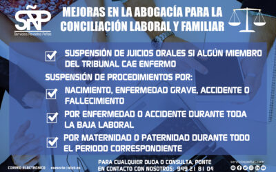 Importante mejora en la conciliación laboral y familiar de la abogacía
