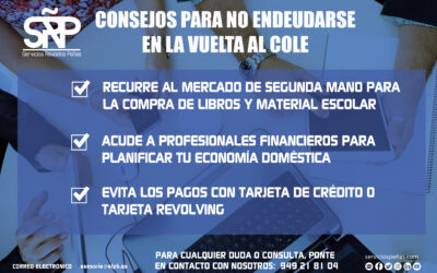 El alto precio de volver al cole… No caigas en la tentación de pedir un préstamo