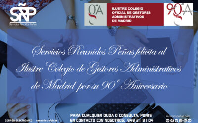 El 90 aniversario del Colegio Oficial de Gestores Administrativos de Madrid, una inspiración