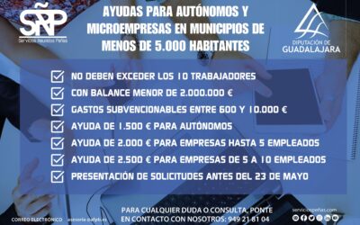 ¿Tienes una empresa en un municipio de menos de 5.000 habitantes? Pues así es como puedes conseguir una ayuda de hasta 2.500 euros