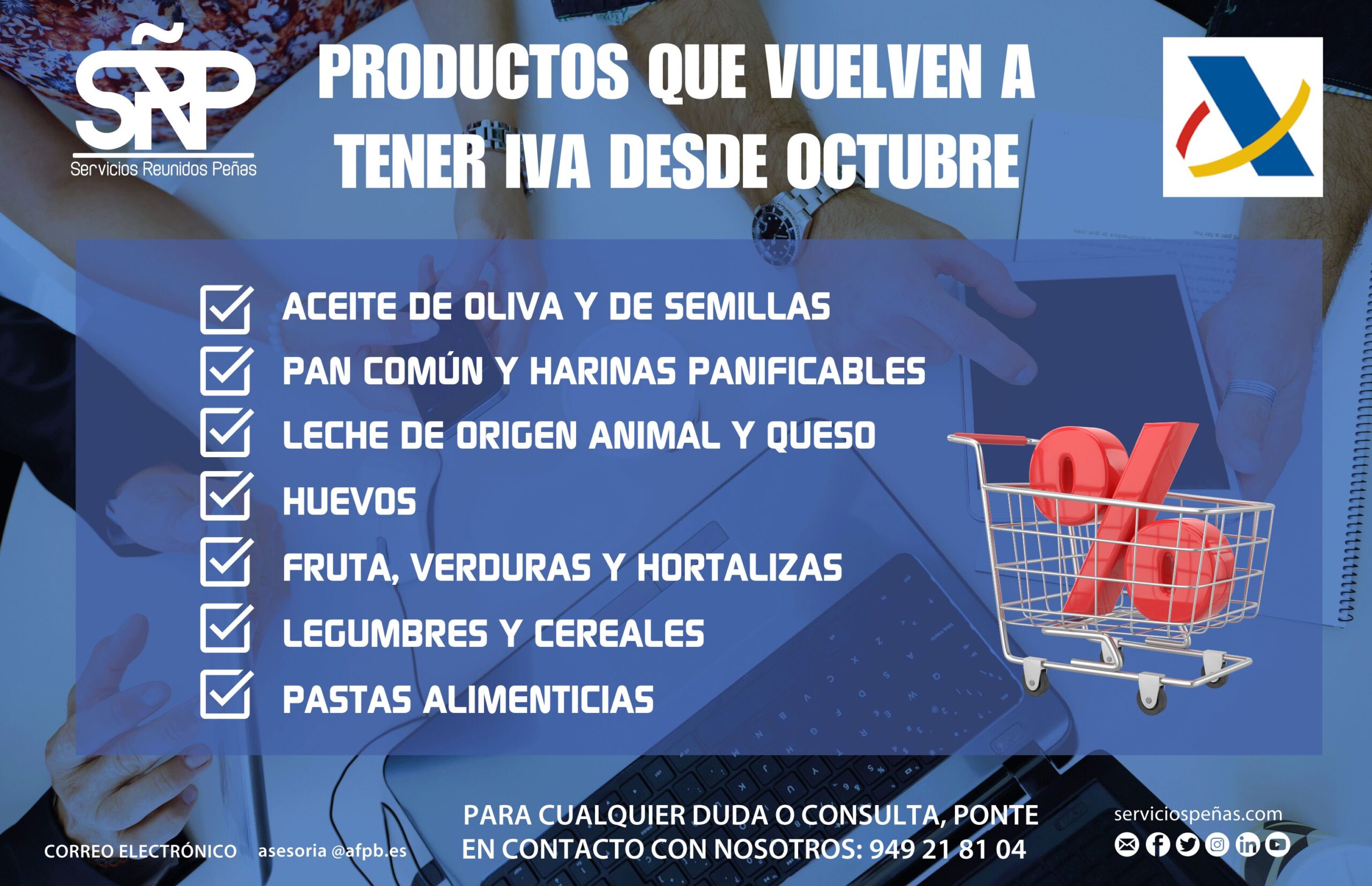 IVA CESTA COMPRA WEB