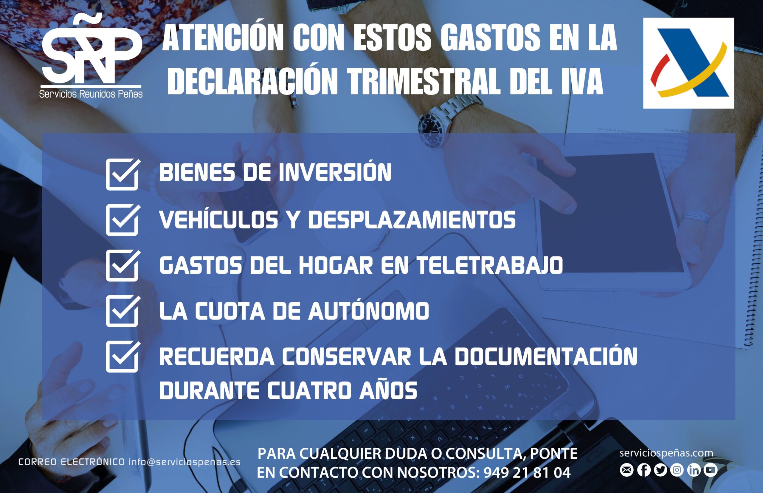 GASTOS DEDUCIBLES AUTONOMOS WEB