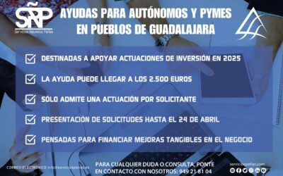 Si tienes un negocio en un pueblo pequeño, te interesa: La Diputación de Guadalajara convoca nuevas ayudas para autónomos