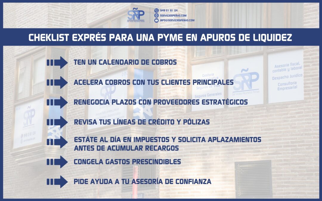Manual urgente para pymes en crisis de liquidez: cómo frenar la bola de nieve antes de que sea demasiado tarde