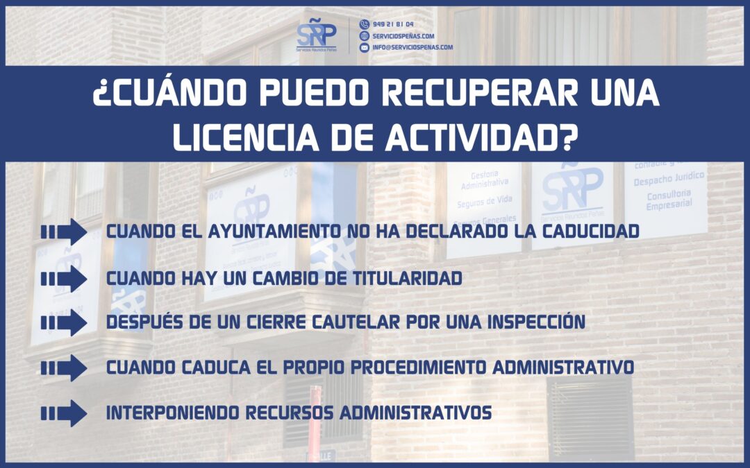 Recuperar una licencia de actividad: cuándo puede salvarse un negocio antes de tener que empezar de cero
